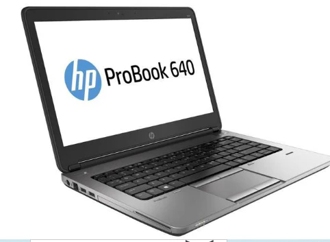HP ProBook 640 G3 14" FHD 1920X1080 Laptop PC, Intel Core i5-7th Gen 2.5GHz, 8GB DDR4 RAM, 256GB SSD, Webcam, Windows 10 Pro