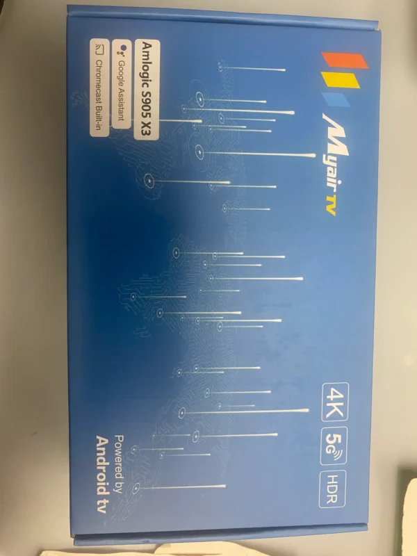 Myair Tv 4K 5G HDR (Android Tv)box with 30 days warranty