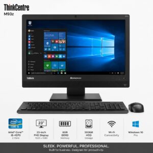 Lenovo thinkcentre M93z 23" All-in-One PC - Intel Core i5 4570 2.7Ghz