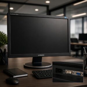 Samsung 206BW  Comes with powerslot,DVI,VGA